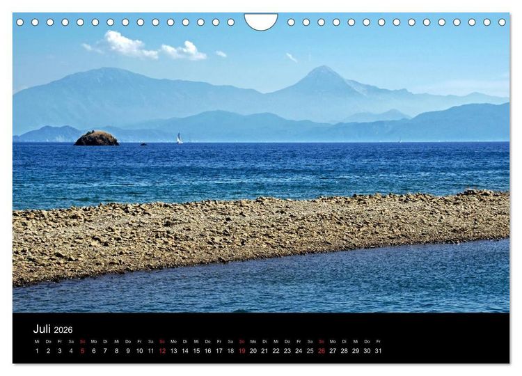Produktbild: T&uuml;rkische Riviera - Entlang der lykischen K&uuml;ste (Wandkalender 2026 DIN A4 quer), CALVENDO Monatskalender