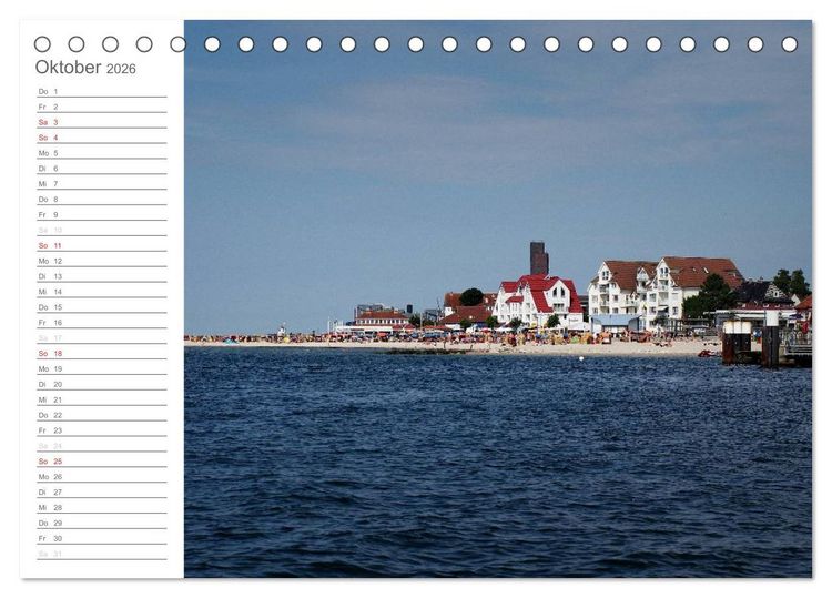 Produktbild: Laboe - Ostsee - Sommer (Tischkalender 2026 DIN A5 quer), CALVENDO Monatskalender