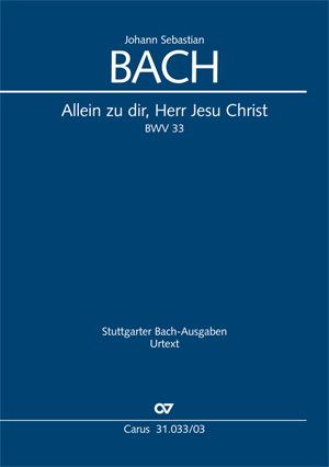 Produktbild: Allein zu dir, Herr Jesu Christ (Klavierauszug)