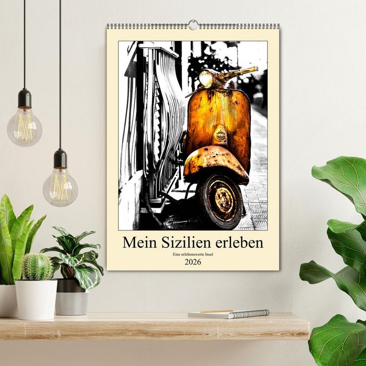 Produktbild: Mein Sizilien erleben (Wandkalender 2026 DIN A2 hoch), CALVENDO Monatskalender