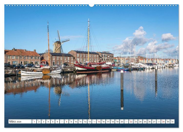 Produktbild: Die ganze Vielfalt der Niederlande (hochwertiger Premium Wandkalender 2026 DIN A2 quer), Kunstdruck in Hochglanz