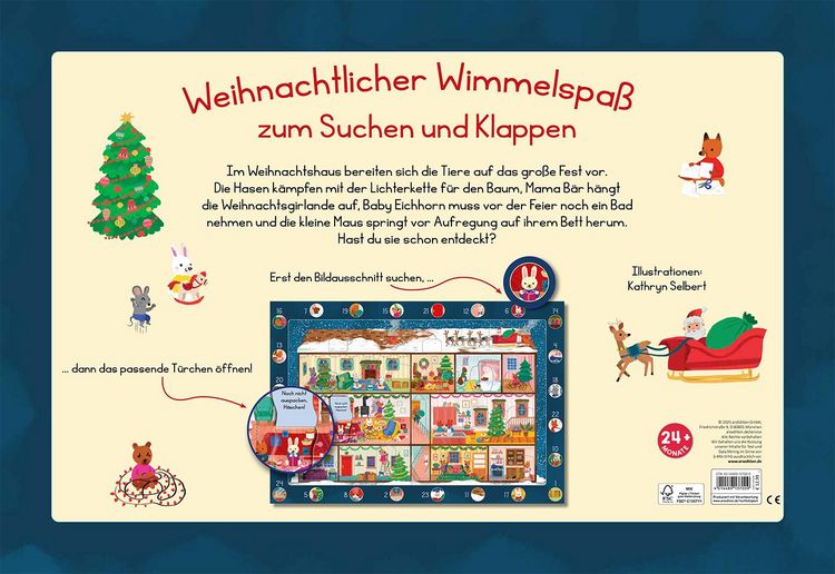 Produktbild: Mein Wimmel-Adventskalender: Im Weihnachtshaus