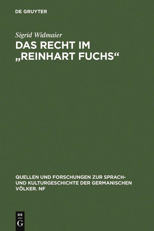 Produktbild: Das Recht im "Reinhart Fuchs"