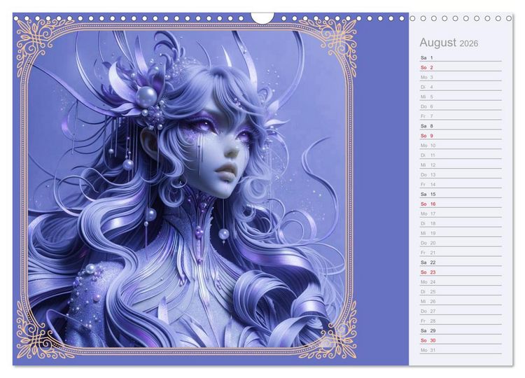 Produktbild: Gesichter als Leinwand (Wandkalender 2026 DIN A3 quer), CALVENDO Monatskalender