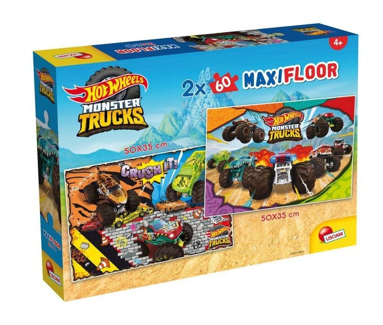 Produktbild: HOT WHEELS PUZZLE MAXIFLOOR 2 X 60