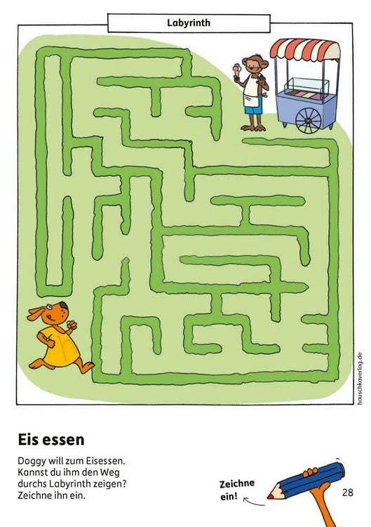 Produktbild: Kindergartenblock ab 4 Jahre – Rätsel-Spaß, Konzentration und Logik