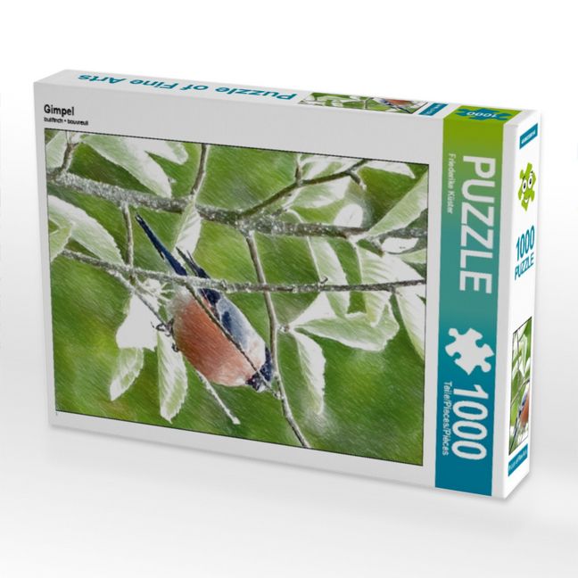 Produktbild: CALVENDO Puzzle Gimpel | 1000 Teile Lege-Gr&ouml;&szlig;e 64x48cm Foto-Puzzle f&uuml;r gl&uuml;ckliche Stunden