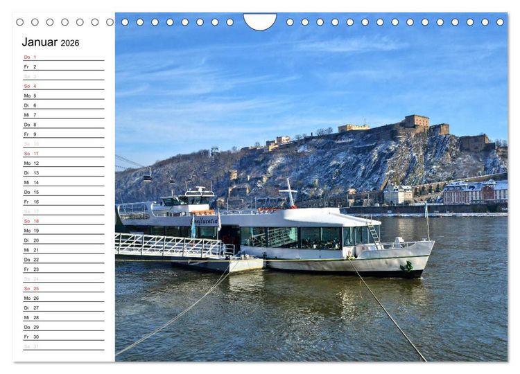 Produktbild: Der Koblenz Kalender (Wandkalender 2026 DIN A4 quer), CALVENDO Monatskalender