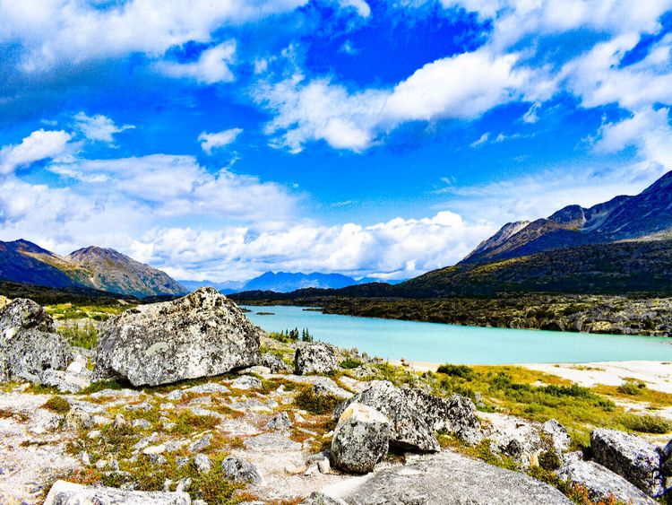 Produktbild: CALVENDO Puzzle Ein Motiv aus dem Kalender Entdecke den Yukon | 1000 Teile Lege-Gr&ouml;&szlig;e 64x48cm Foto-Puzzle f&uuml;r gl&uuml;ckliche Stunden
