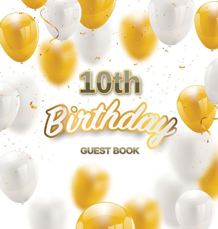 Produktbild: 10th Birthday Guest Book