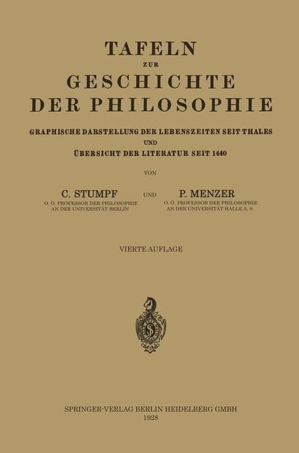 Produktbild: Tafeln zur Geschichte der Philosophie