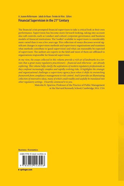 Produktbild: Financial Supervision in the 21st Century