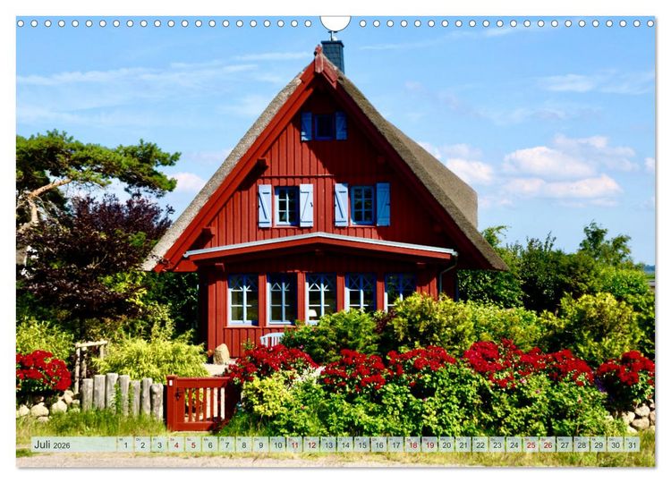 Produktbild: Fischland zwischen Ostsee und Bodden (Wandkalender 2026 DIN A3 quer), CALVENDO Monatskalender