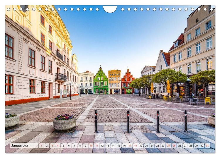 Produktbild: G&uuml;strow Impressionen (Wandkalender 2026 DIN A4 quer), CALVENDO Monatskalender