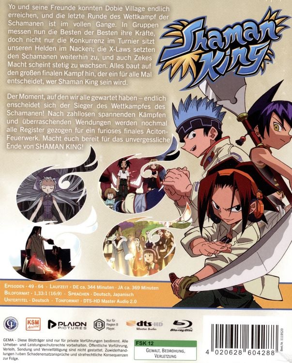 Shaman King: Volume 4 (Ep. 49-64) [4 BRs] von Seiji
