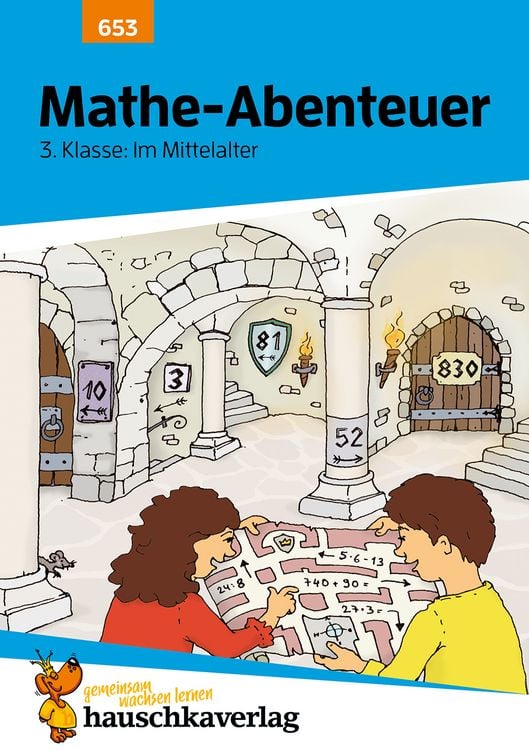 Produktbild: &Uuml;bungsheft 3. Klasse - Mathe-Abenteuer im Mittelalter
