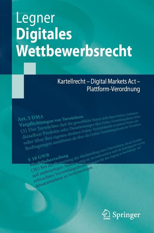Produktbild: Digitales Wettbewerbsrecht