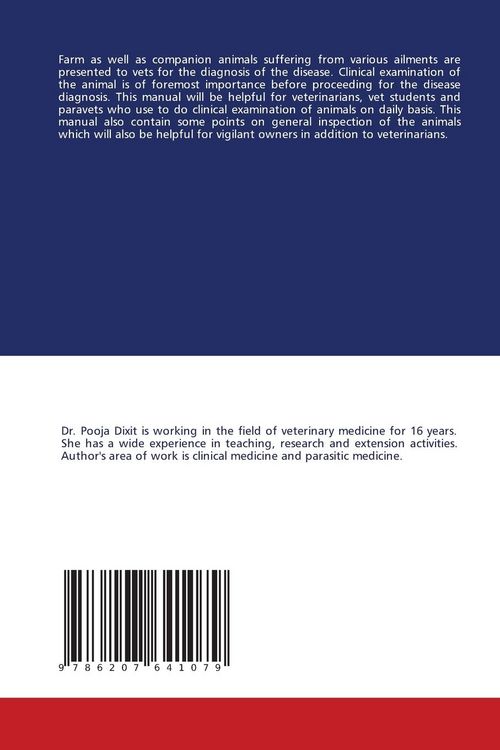 Produktbild: Manual on clinical examination in animals