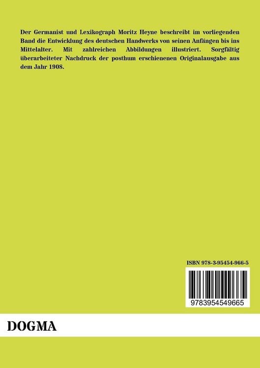 Produktbild: Das altdeutsche Handwerk
