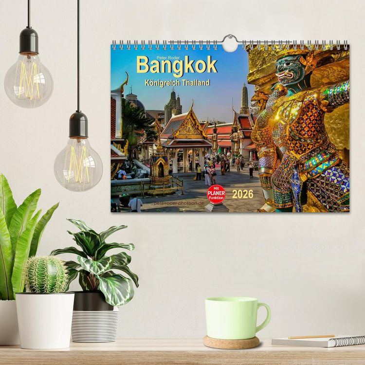 Produktbild: Bangkok - K&ouml;nigreich Thailand (Wandkalender 2026 DIN A4 quer), CALVENDO Monatskalender