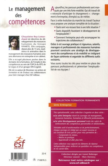 Produktbild: Le management des comp&eacute;tences