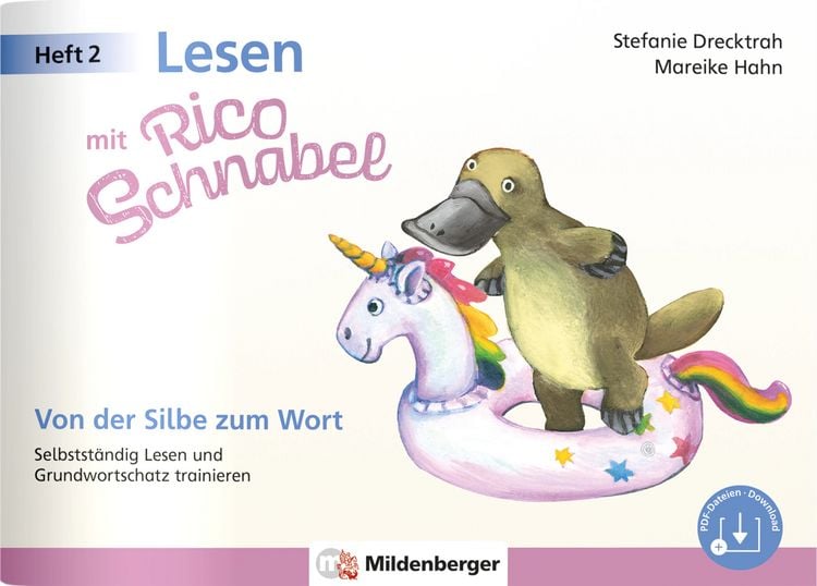Produktbild: Lesen mit Rico Schnabel, Heft 2: Von der Silbe zum Wort