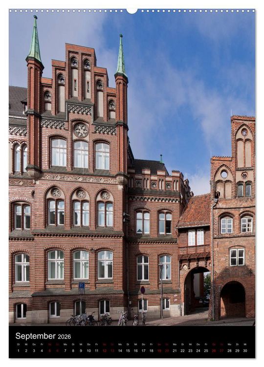Produktbild: L&uuml;beck - Hansesch&ouml;nheit in Insellage (hochwertiger Premium Wandkalender 2026 DIN A2 hoch), Kunstdruck in Hochglanz