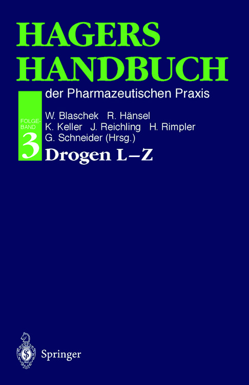 Produktbild: Hagers Handbuch der Pharmazeutischen Praxis
