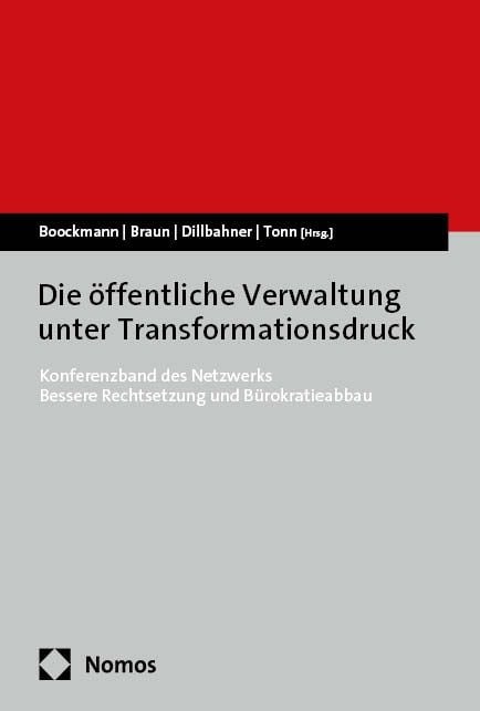 Produktbild: Die &ouml;ffentliche Verwaltung unter Transformationsdruck