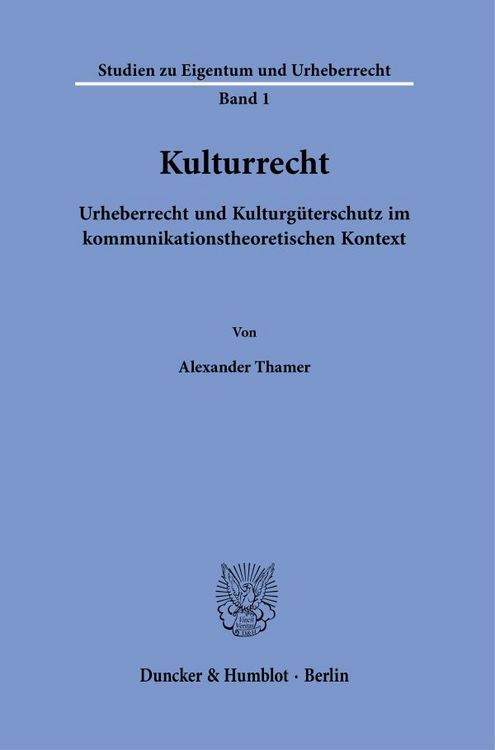 Produktbild: Kulturrecht.