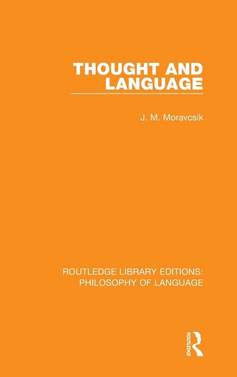 Produktbild: Thought and Language