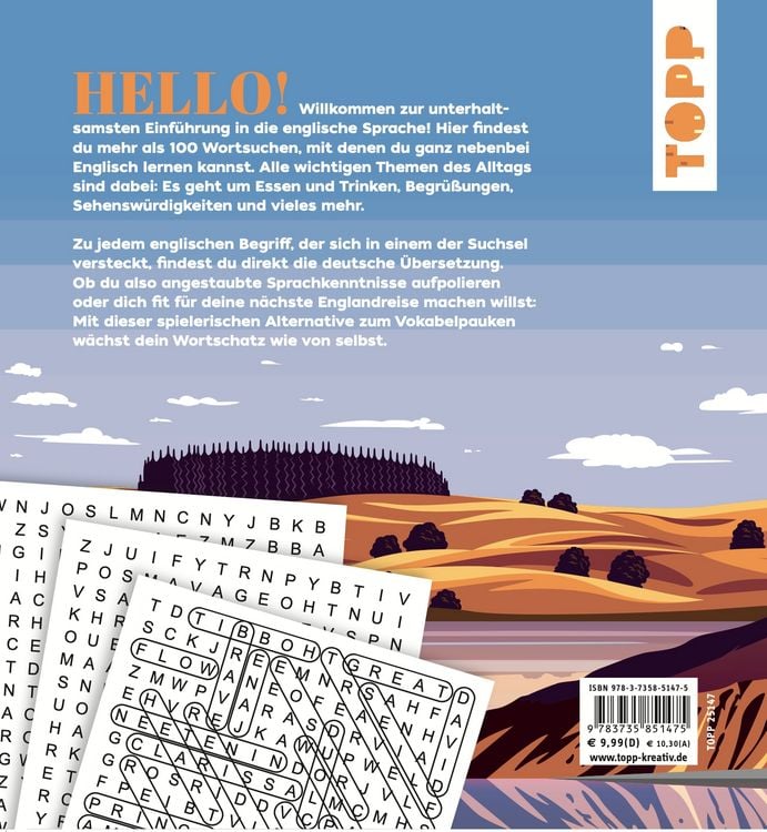 Produktbild: Wortsuche Englisch &ndash; Spielend leicht Sprache lernen