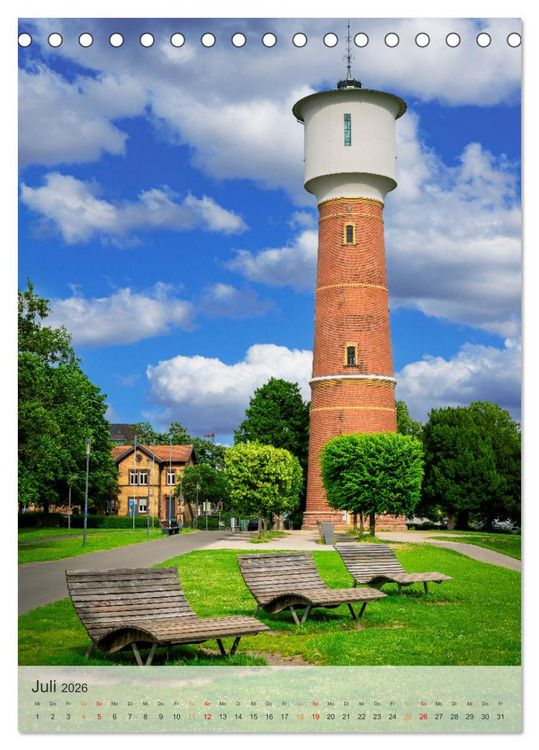 Produktbild: Stadtbummel in Ladenburg - Die R&ouml;mer- und Fachwerk-Stadt (Tischkalender 2026 DIN A5 hoch), CALVENDO Monatskalender