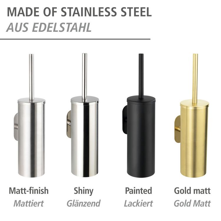 Produktbild: Turbo-Loc&reg; WC-Garnitur Mod. Orea Gold Matt geschlossen, Befestigen ohne bohren
