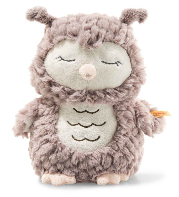 Produktbild: Steiff 241833 - Ollie Eule, Pl&uuml;sch, beige, 23 cm