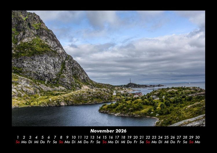 Produktbild: Berge 2026 Fotokalender DIN A3