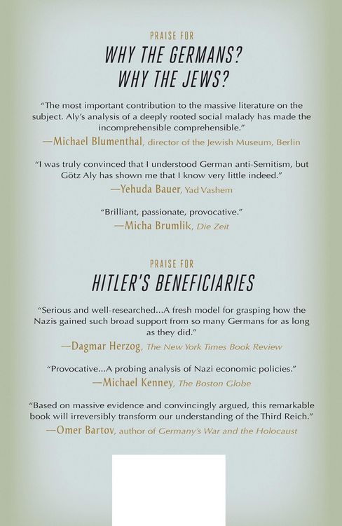 Produktbild: Why the Germans? Why the Jews?