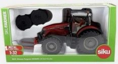 Produktbild: Siku Farmer 8614 - Massey Ferguson MF8680, Traktor mit Ballengabel, 1:32 Sondermodell