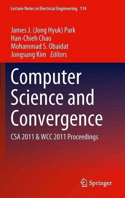 Produktbild: Computer Science and Convergence