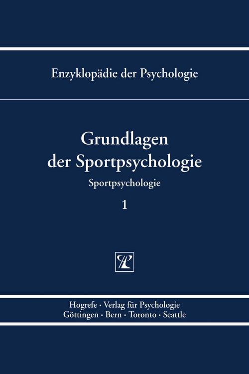 Produktbild: Grundlagen der Sportpsychologie