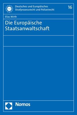 Produktbild: Die Europ&auml;ische Staatsanwaltschaft