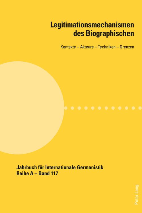 Produktbild: Legitimationsmechanismen des Biographischen
