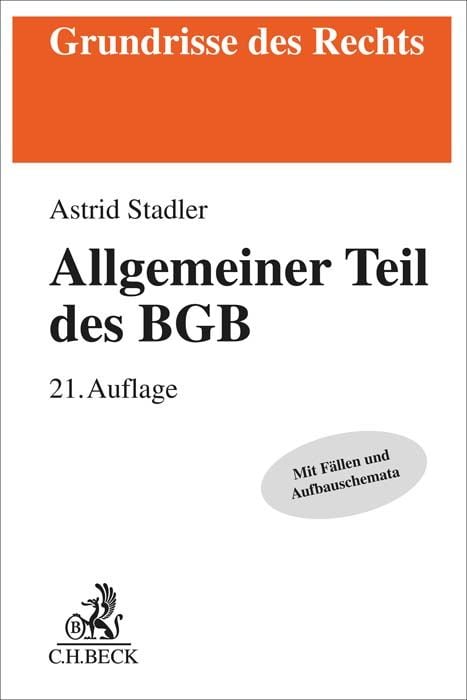 Produktbild: Allgemeiner Teil des BGB