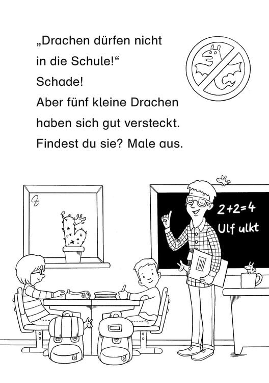 Produktbild: Duden Leseprofi &ndash; Mal- und Lernspa&szlig; f&uuml;r Erstleser. Endlich Schule!