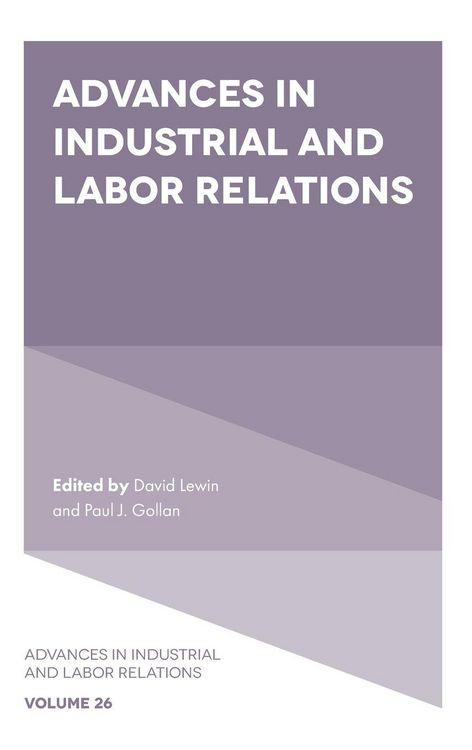 Produktbild: Advances in Industrial and Labor Relations