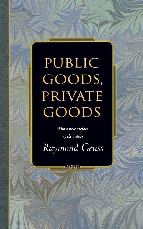 Produktbild: Public Goods, Private Goods