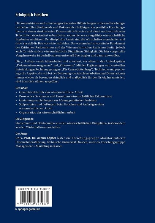 Produktbild: Erfolgreich Forschen