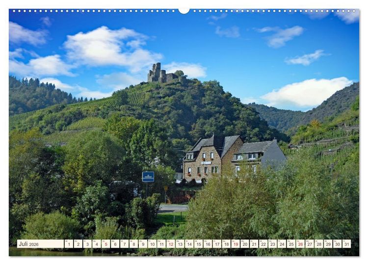 Produktbild: Ausflug an die Mosel (hochwertiger Premium Wandkalender 2026 DIN A2 quer), Kunstdruck in Hochglanz