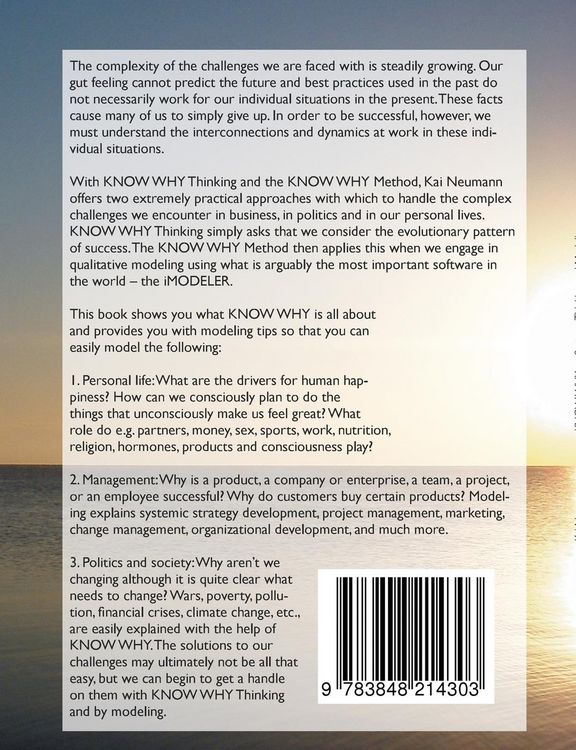 Produktbild: Know Why: Systems Thinking and Modeling