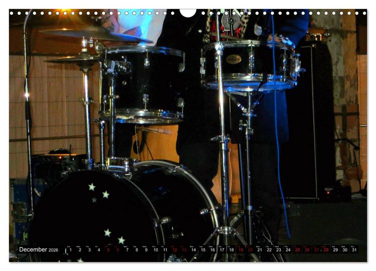 Produktbild: Drums On Stage - Let's Rock (Wall Calendar 2026 DIN A3 landscape), CALVENDO 12 Month Wall Calendar